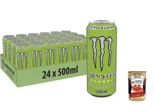 Produktbild Monster Energy Ultra Paradise, 24x500ml, ohne Zucker, koffeinhaltig+Polpa
