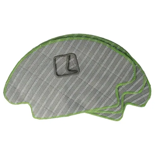 vhbw Wischtuch Set (3-tlg.) Parkett Fliesen kompatibel mit iRobot Roomba Combo Wischroboter, Putzroboter - Nasswischtuch, Mikrofaser-Pad, 18 x 14,5 cm