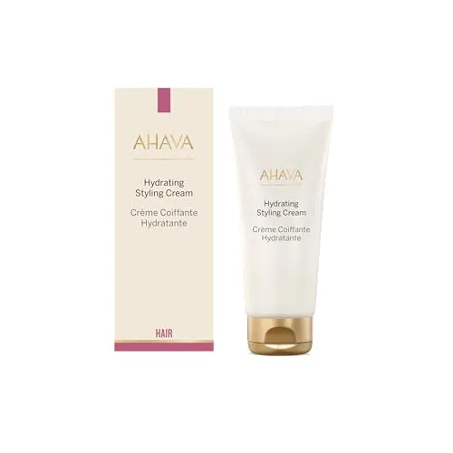 AHAVA Hydrating Styling Haarcreme - Hydraterende, Stylen, Mühelos Management en Seidig-Weiches Finish - met Argan Olie, Sonnenblumenkernöl, Distelöl & Unserem Feuchtigkeitsspendenden Osmoter, 200 ml