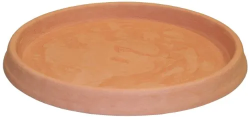 ProHome 34022 Pflanzkübel-Untersetzer Giardino, rund ø 38 cm, Kunststoff, Farbe: terrakotta