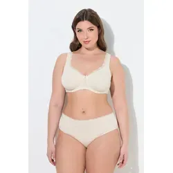 Ulla Popken Bügel-BH mit Spitzenkante in Beige/Orange 85B - Eleganter Bügel-BH mit modischer Spitzenkante, für optimalen Halt und Tragekomfort. Der perfekte Begleiter für jeden Tag, aus hochwertigem Materialmix gefertigt.