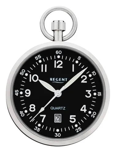Regent P-777 Herren Taschenuhr Edelstahl 43 MM von Regent