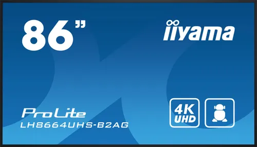 Iiyama LH8664UHS-B2AG Digital Signage Flachbildschirm - Monitore mit 86