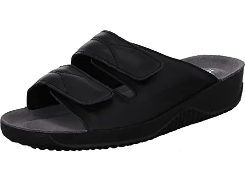 Rohde Damen Pantoletten - Bequeme Slipper für jeden Tag - Pantoletten für Damen, aus hochwertigem Leder mit Aerosoftsohle für optimalen Komfort und einen entspannten Gang.