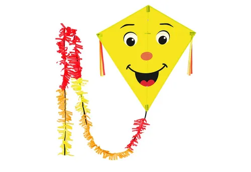 Wolkenstürmer Flug-Drache Eddy Smile (gelb), (1-tlg)