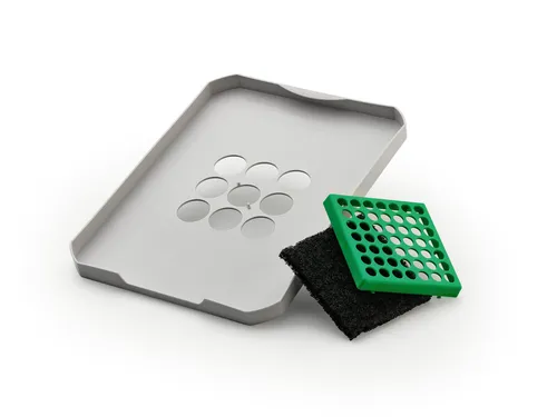 Naber Ordnungssysteme Küchen-Abfalleimer - Küchenabfalleimer mit Bio-Deckel und 4 Aktivkohle-Filtern, sorgt für geruchsneutrale Abfallentsorgung und passt perfekt in die Cox Box.