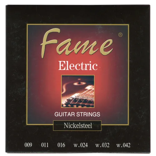 Fame E-Git.Saiten 09-42 Round wound Nickel Plated