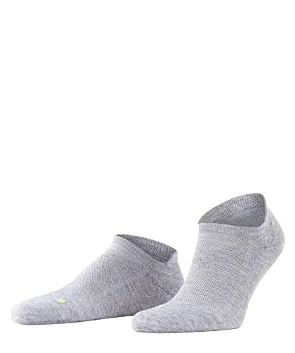 FALKE Unisex Sneakersocken Cool Kick Sneaker U Sn weich atmungsaktiv schnelltrocknend kurz einfarbig 1 Paar, Grau Light Grey 3400-O, 46-48