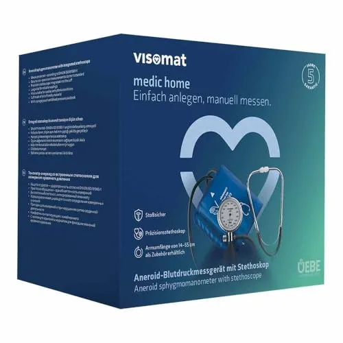 Visomat Medic Home XL Blutdruckmessgerät 32-42cm - Stethoskope für präzise Blutdruckmessung, ideal für den Heimgebrauch und mit komfortabler Handhabung.