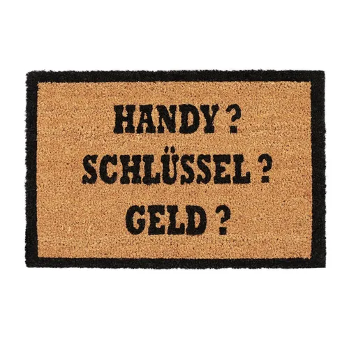 Kokosmatte alles dabei Eingangsfußmatte Schmutzfangmatte PVC-Unterseite 1,4 kg