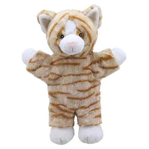 Plüschpuppe Gestreifter Ginger Kater ECO The Puppet Company PC006203