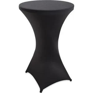 Deuba Tischhusse elastisch, Ø 70 cm, für Stehtische bis 120 cm Höhe, anthrazit