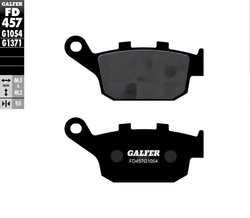 Produktbild Bremsbeläge Galfer FD457G1054 Semi-Metall hinten, 9mm für Suzuki SV
