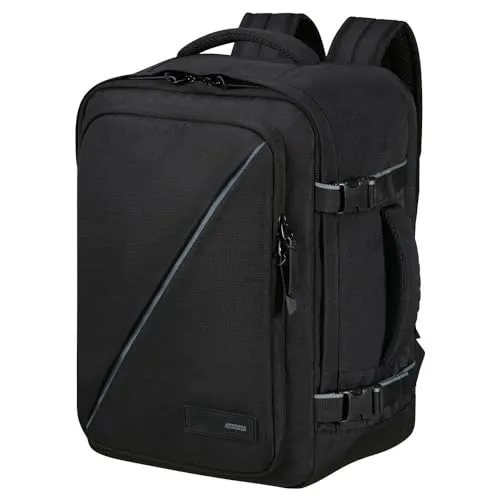 American Tourister Take2Cabin - Wizz Air/Vueling Handgepäck - Praktischer Flugzeug Rucksack S/M für 2 Tage Reisen, 30 x 20 x 40 cm, 26.5 L, 0.60 kg, aus recycelten Materialien für umweltbewusstes Reisen.