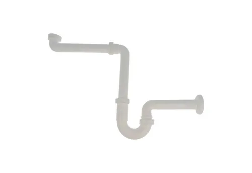 tecuro Siphon Raumspar - Röhren Geruchsverschluss 1 1/4 Zoll x 32 mm