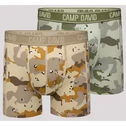 CAMP DAVID Boxershorts Set: Herren, Gr. M, bunt in gelb von CAMP DAVID