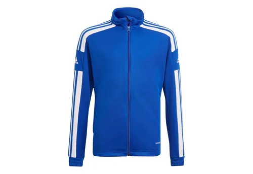 adidas Unisex Kinder Squadra 21 Training Jacket - Sportjacken aus 100 % recyceltem Polyester, feuchtigkeitsabsorbierend und ideal für aktive Kinder, mit durchgehendem Reißverschluss und praktischen Taschen.