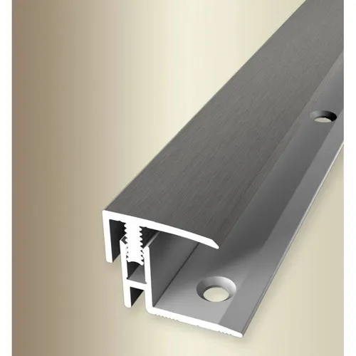 Einschubprofil B: 21 mm Ausgleich: 12 - 17 mm L: 2000 mm Edelstahloptik