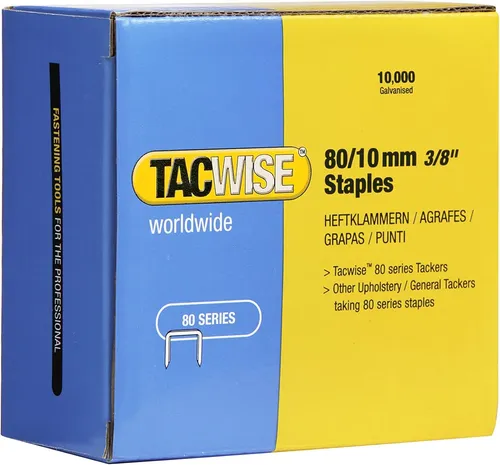 TACWISE Heftklammern 80/10 mm verzinkt 10.000 Stück