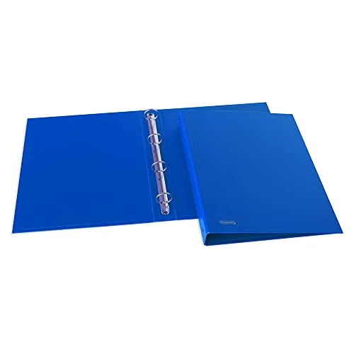 Favorit Sprint Ringordner aus Karton, 22 x 30 cm, 4 runde Ringe, 30 mm, blau