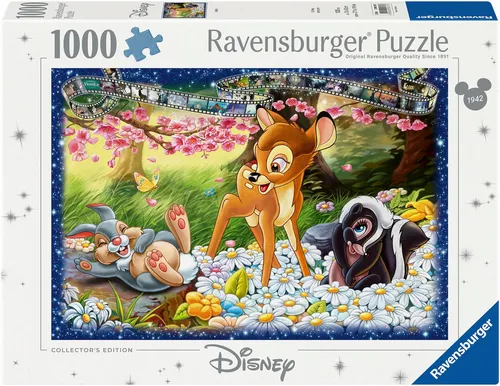 Ravensburger Puzzle Collector's Edition - Disney Classics, Bambi, 1000 Puzzleteile, Made in Germany