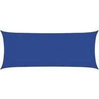 vidaXL Sonnensegel 2x4,5 m Blau - 160 g/m² HDPE - Sonnenschirm aus 100% HDPE, idealer UV-Schutz für Garten, Terrasse oder Balkon mit 90% UV-Abschirmung und atmungsaktivem Design.