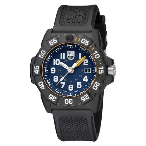 Luminox Navy SEAL 3500 Serie - Herren Armbanduhr mit blauem Zifferblatt - Armbanduhren für Herren, wasserdicht bis 200m, ausgestattet mit Luminox Lichttechnologie für optimale Sichtbarkeit bei Dunkelheit.