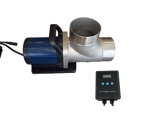 Regelbare Hochleistung Rohrpumpe MP 50 -M3 - Bachlauf- & Wasserfallpumpe mit 158 Watt Leistung, ideal für große Wassermengen bis 30 Qbm pro Stunde.