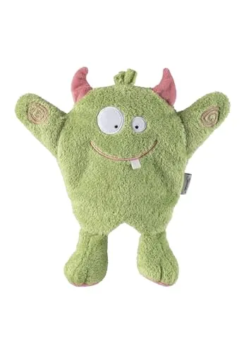 Sterntaler Handpuppe Monster - weiches Kinder Spielzeug zum Puppentheater, Erzählen, Kuscheln & Sprachförderung – perfekter Spielkamerad & Geschenkidee, flauschiges Mini Monster, hellgrün