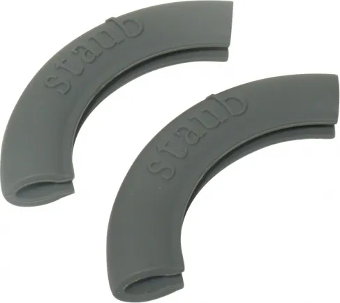 Staub,Knauf/Griff,2tlg.,Grau,Kunststoff,rund