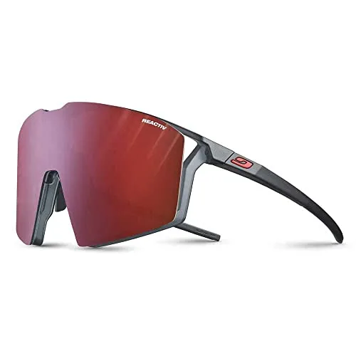 JULBO Sonnenbrille - EDGE - Herren - Schwarz/Fluo Orange - Selbsttönend 0 <> 3
