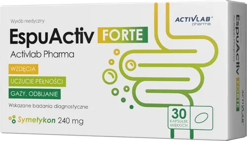 Activlab Pharma EspuActiv Forte – Symetikon 240 mg (30 Softgel-Kapseln)