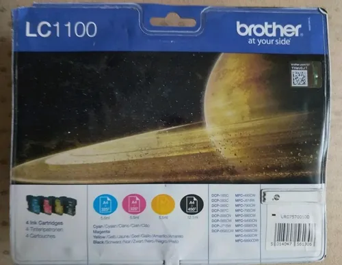 brother LC-1100BK C M Y - 4er-Set Tintenpatronen, original und perfekt abgestimmt für zahlreiche Brother Druckermodelle