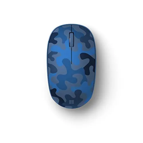 Microsoft Bluetooth Mouse Nightfall Camo - kabellose Freiheit und Präzision - Mäuse mit Bluetooth-Konnektivität, leicht und kompakt für uneingeschränkte Mobilität. Hohe Präzision dank optischem Sensor und energiesparende Elektronik für lange Batterielebensdauer.