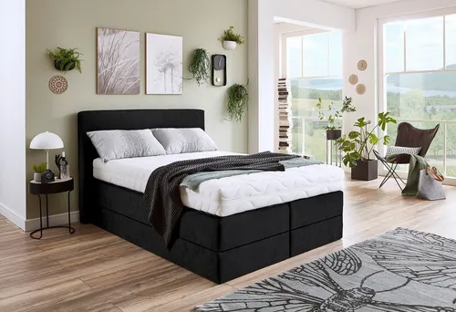 Westfalia Schlafkomfort Boxspringbett, wahlweise mit Kaltschaum-Topper