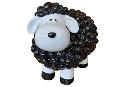 Fachhandel Plus Tierfigur Lustige Tierdeko Schaf klein bunt versch. Farben auswählbar (1 St), Charmante Tierfigur