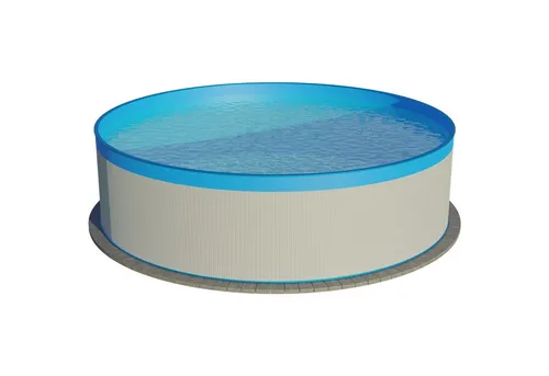Waterman Rundpool Stahlwandpool rund ohne Skimmerstanzung - Rundpool aus verzinktem Stahl, extrem langlebig und ideal für DIY-Projekte. Erfülle dir den Traum vom eigenen Pool mit hochwertiger Verarbeitung und stabiler Konstruktion.