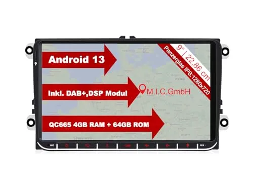 M.I.C. AV9V2 Android 13 Autoradio mit Navi