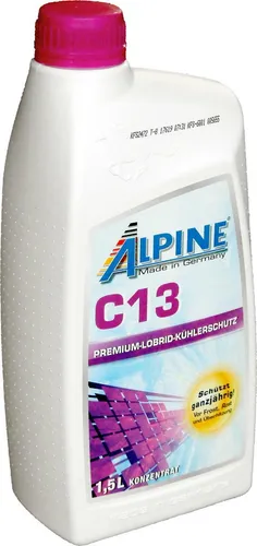 Alpine Premium-Kühlerfrostschutz C13 1,5L Konzentrat 1,5 Liter