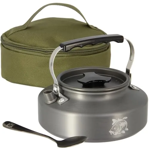 NGT 0,8L Aluminium Wasserkocher Set