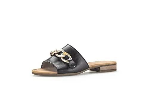 Gabor Damen Pantoletten - Komfortable Slipper in moderater Mehrweite (G) - Sandalen aus Glattleder mit bequemer Microfaser-Innenausstattung, ideal für den Sommer und Freizeit. Perfekt für angenehmes Tragen ohne Verschluss.