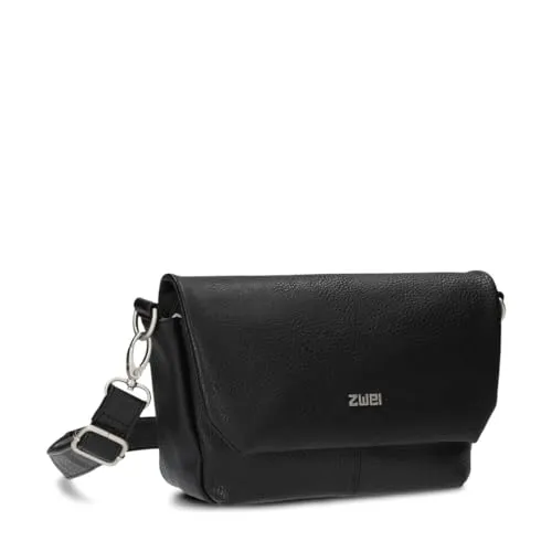 Damen Handtasche Mademoiselle.M M40 - elegante Umhängetasche - Umhängetaschen: Klassisch-elegante Handtasche aus hochwertigem Kunstleder, ideal für jeden Anlass. Vielseitig tragbar als Crossbody Bag mit praktischem Stauraum für Smartphone und Schlüssel.