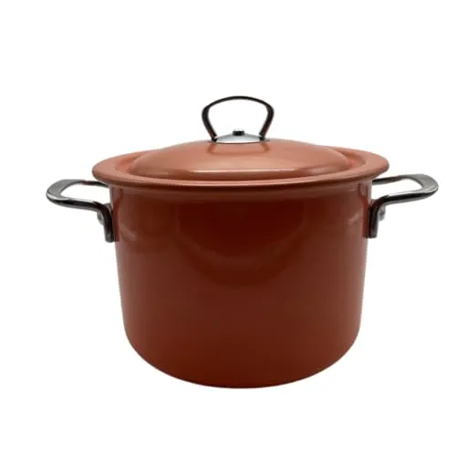 Riess, 2189-001, Fleischtopf mit Deckel 20cm, 4L, Emaille, CLASSIC Edition, Mango