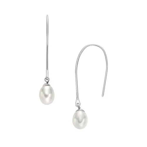 Skagen Damen-Ohrring Agnethe Pearl Silver Edelstahl von Skagen