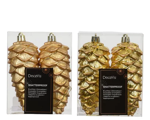 Weihnachtsbaumschmuck Gold von Kaemingk