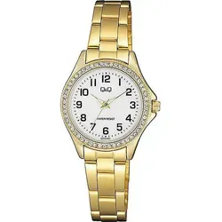 Q&Q Damen Armbanduhr C223J004Y - Elegante Damen-Armbanduhr mit analogen Ziffern und robustem Gehäuse aus Edelstahl. Das stilvolle Design und das austauschbare Armband machen sie zum perfekten Accessoire für jeden Anlass.