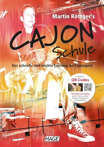 Martin Röttger's Cajon Schule: Schneller Einstieg ins Cajonspiel - Fachbuch für Musikwissenschaft mit praktischen Übungen und leicht verständlicher Anleitung für Anfänger im Cajonspiel.