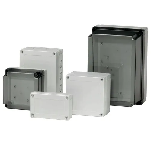 Fibox PCM 150/60 T 6016913 Universal-Gehäuse - Gehäuse aus schlagfestem Polycarbonat, selbstverlöschend und UV-stabilisiert, ideal für sichere Verkabelung mit zahlreichen Befestigungspunkten.