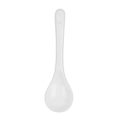 Holst Porzellan KPL 114 Löffel 14,5 cm geschwungene Form, weiß, 6 Einheiten