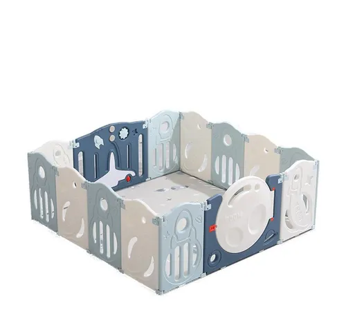 Faltbarer Baby Laufstall 160x160cm mit Tür